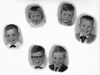 portretten gezin v Haaster 1964 - b